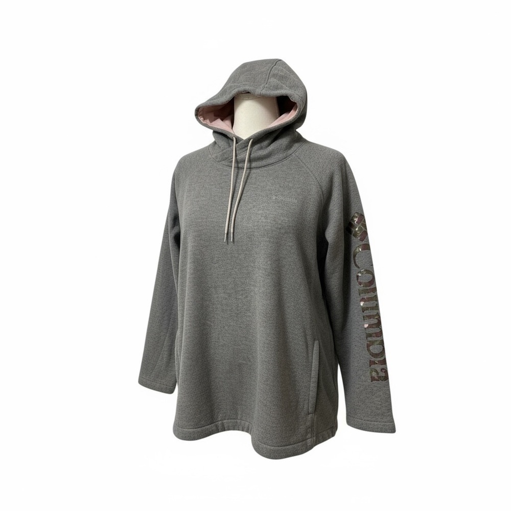 Columbia Gray Hoodie with Pockets